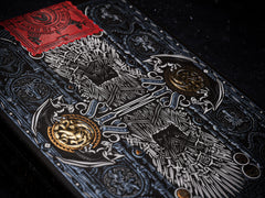 theory11 Game of Thrones textured embossing enhances card feel and grip
