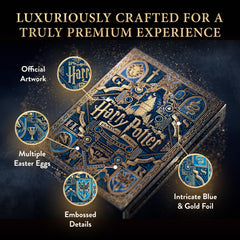 Officially licensed Harry Potter deck by Theory11 for fans.