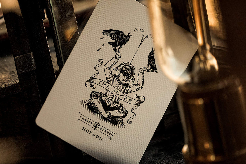 Theory11 Hudson deck packaging opening portrays luxe presentation.