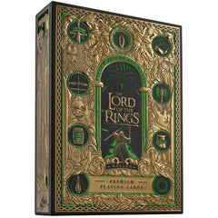 Theory11 Lord of the Rings deck back with gold-foil design for premium display