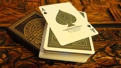 theory11 Medallion playing cards embossed stitch detail elevating tactile elegance