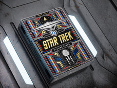 theory11 Star Trek Light packaging with foil accents and embossing