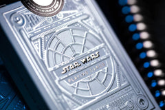 theory11 Star Wars Silver Special Edition embossed foil packaging highlights Millennium Falcon
