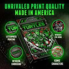 The theory11 TMNT premium playing cards Michelangelo artwork for energetic play.
