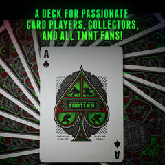 The theory11 TMNT premium playing cards Raphael artwork for bold gameplay.