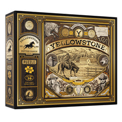 Theory11 Yellowstone puzzle cover art showcasing premium craftsmanship for collectors.