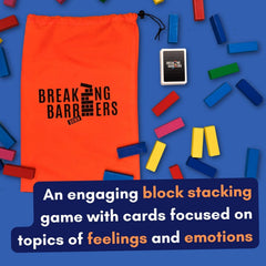 Therapy U Breaking Barriers Down card set reveals 208 emotion questions for CBT.