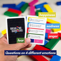 Therapy U Breaking Barriers Down group activity cards build social skills.