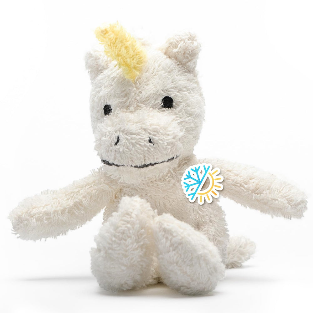 Thermal-Aid Juno the Unicorn washable cover enables easy cleaning after heat or cold therapy.