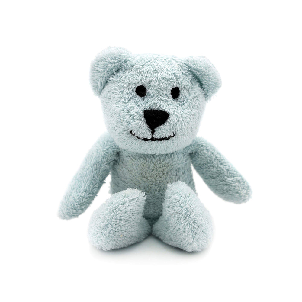Thermal-Aid Zoo Mini Buckley the Blue Bear heat pack offers warm comfort for chilly days.