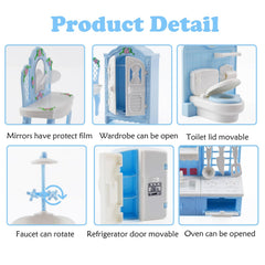 Thildani 35pcs kitchen oven cabinet opens for cooking play