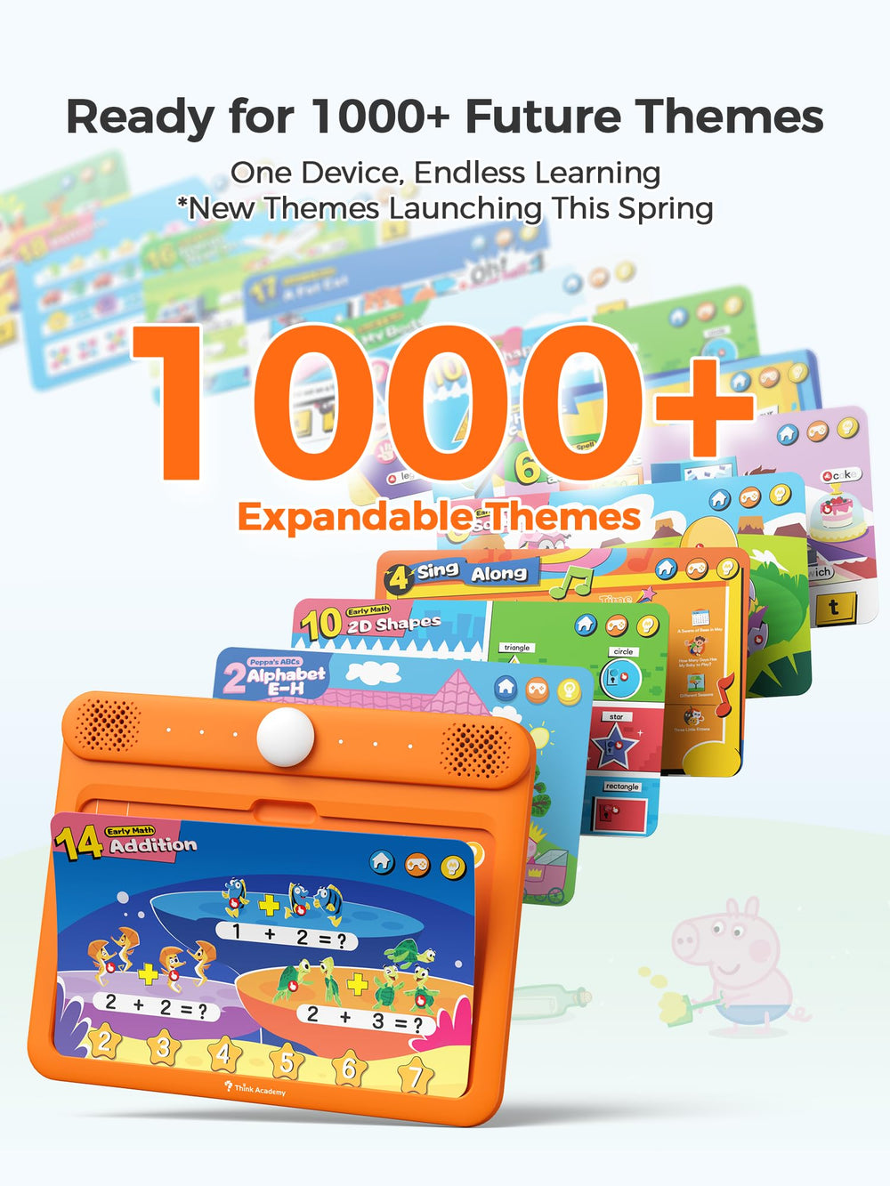 Think Academy Learning Pad builds hand-eye coordination through tactile play.