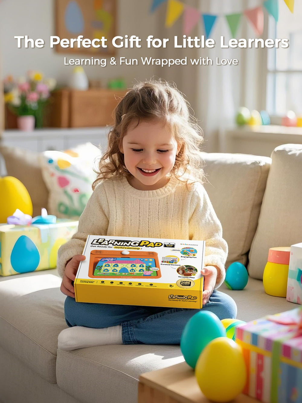 Think Academy interactive device for learning at home and on the go.