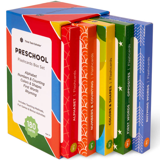 Think Tank Scholar 5-deck flash cards cover for easy home learning prep