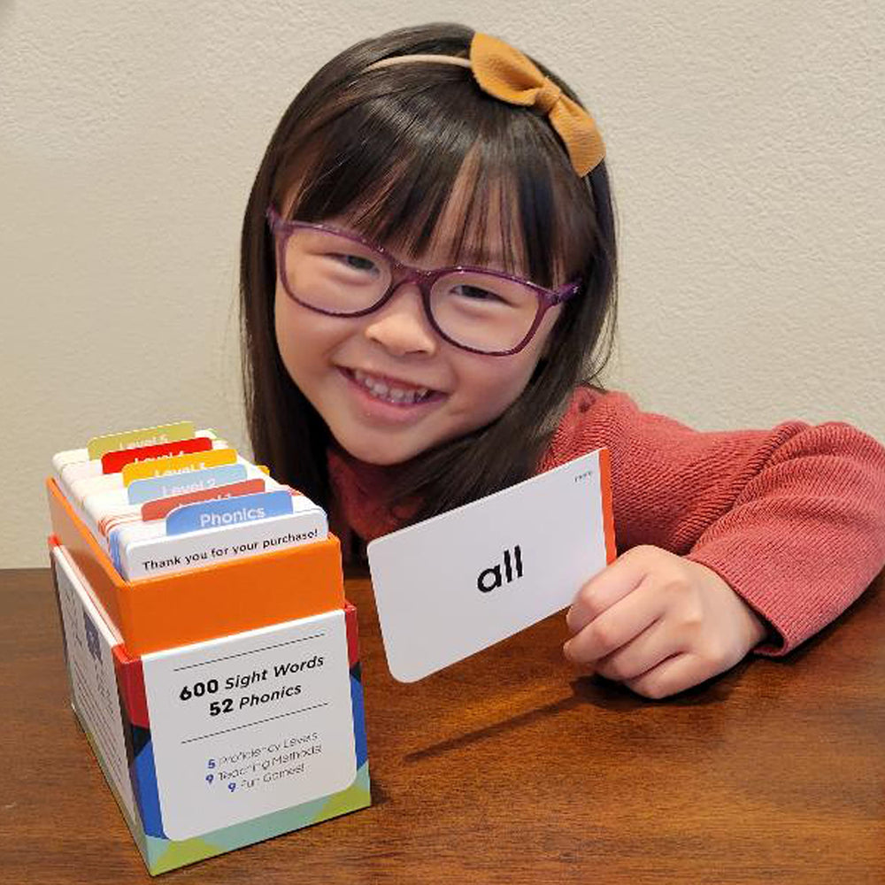 Think Tank Scholar flashcards back view showing answers for independent practice.