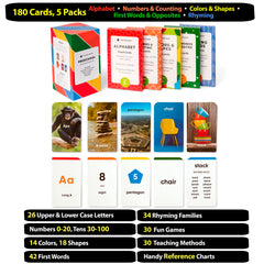 Think Tank Scholar jumbo letter cards close-up highlighting bold alphabet