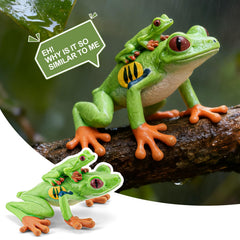 THINKBAY American bullfrog figure for nature-themed play.