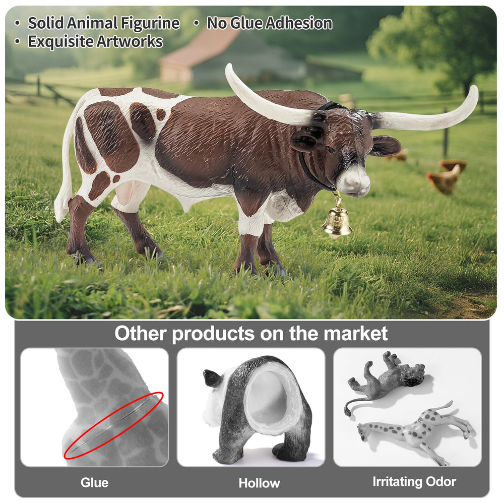 ThinkBay calf figurine pair used as cake toppers for celebrations.
