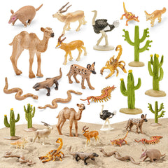 ThinkBAY Desert Animals Feathertail Centipede figurine for imaginative play and display.