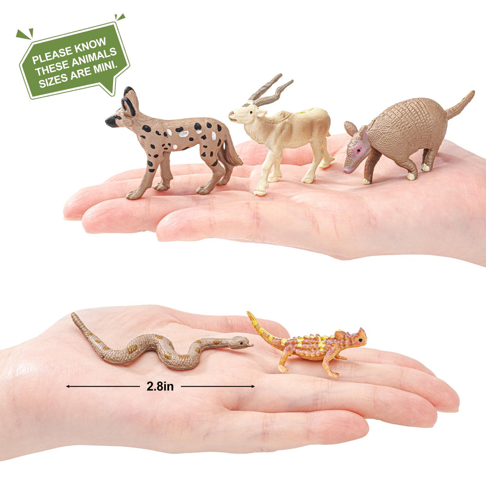 ThinkBAY Golden Jackal figurine supports animal behavior storytelling in kids' dioramas.
