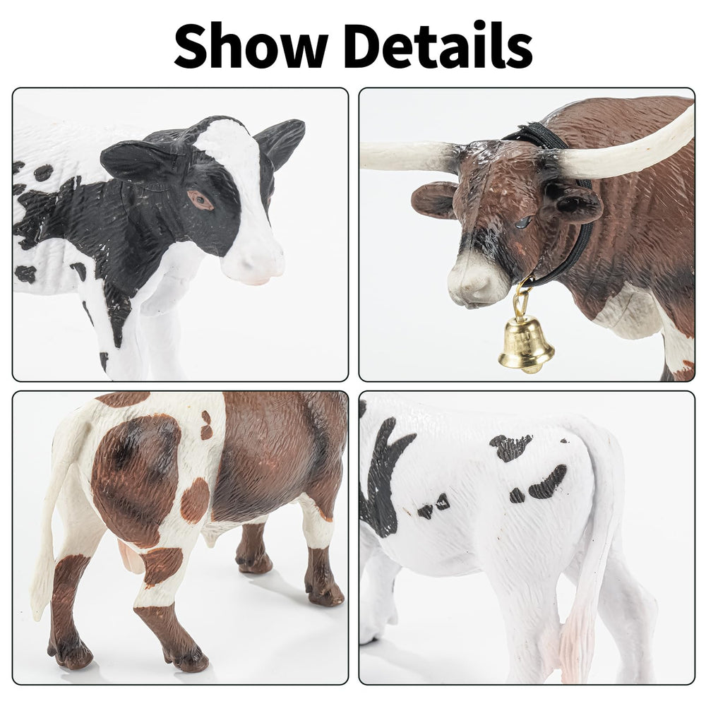 ThinkBay farm animal set arranged for classroom learning and creative play.