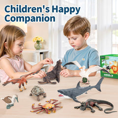 ThinkBAY Galapagos figurines closeup detail emphasizes color and craftsmanship