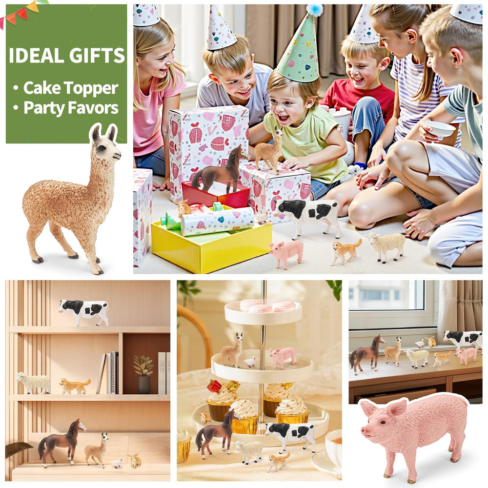 THINKBAY goose figurine for outdoor play and farm scenes.