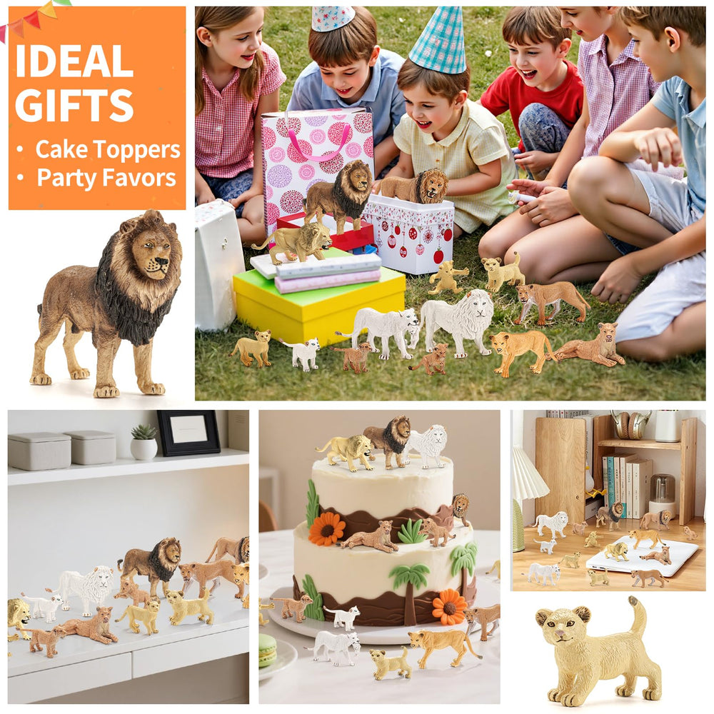 THINKBAY preschool-friendly lion figures support creative play