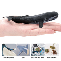 THINKBAY humpback whale figurine adds lifelike detail to crafts.