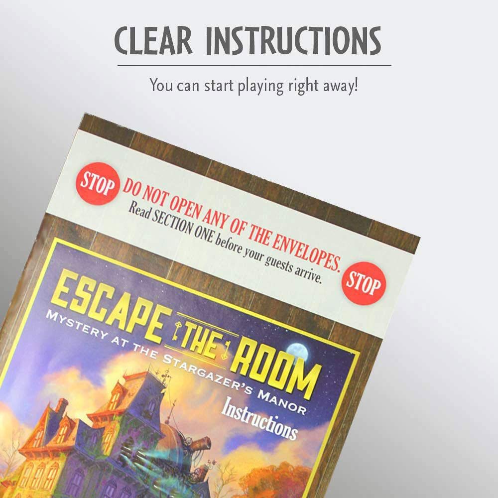 ThinkFun Stargazer's Manor supports 3-8 players for teamwork and fun.