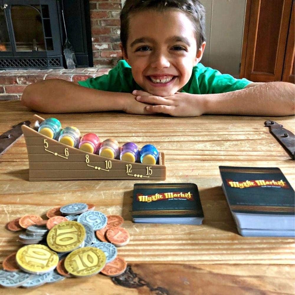 ThinkFun Mystic Market supply shift cards spice rounds.
