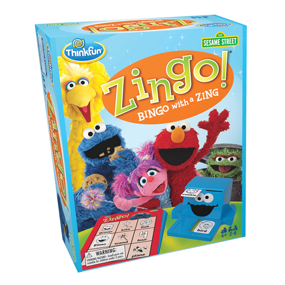 ThinkFun Zingo Big Bird character encourages social interaction at home