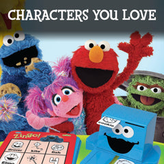 ThinkFun Zingo board and cards enable shared play with Sesame Street characters