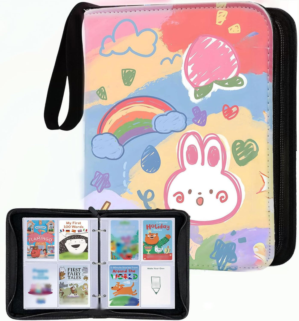 Thisness Rabbit Yoto card holder with pocket-size design for easy on-the-go access.