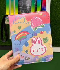 Thisness Rabbit Yoto card holder uses a zipper to prevent slips.