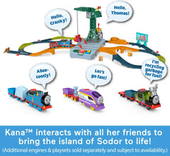 Kana engine interacts with cargo cars to encourage cooperative storytelling