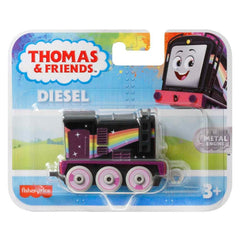 Thomas & Friends colorful rail car helps kids imagine journeys and push along on tracks.