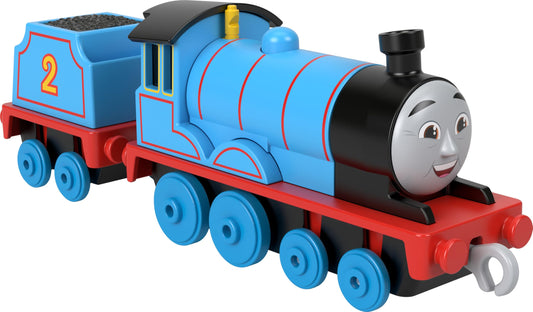 Thomas and Friends Edward push-along engine front view, durable die-cast for lasting play