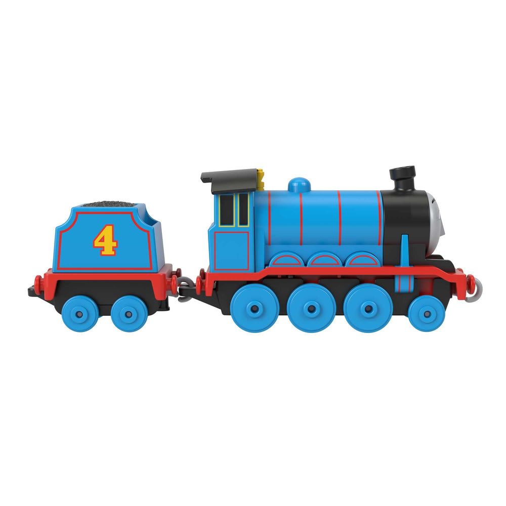 Gordon engine on track in action supports fine motor play and racing.