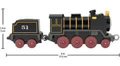 THOMAS & FRIENDS Hiro cargo car with connectors for linked adventures.