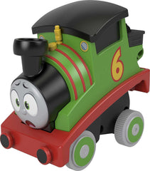 Thomas & Friends Percy press-n-go stunt engine front view for fast off-track play.