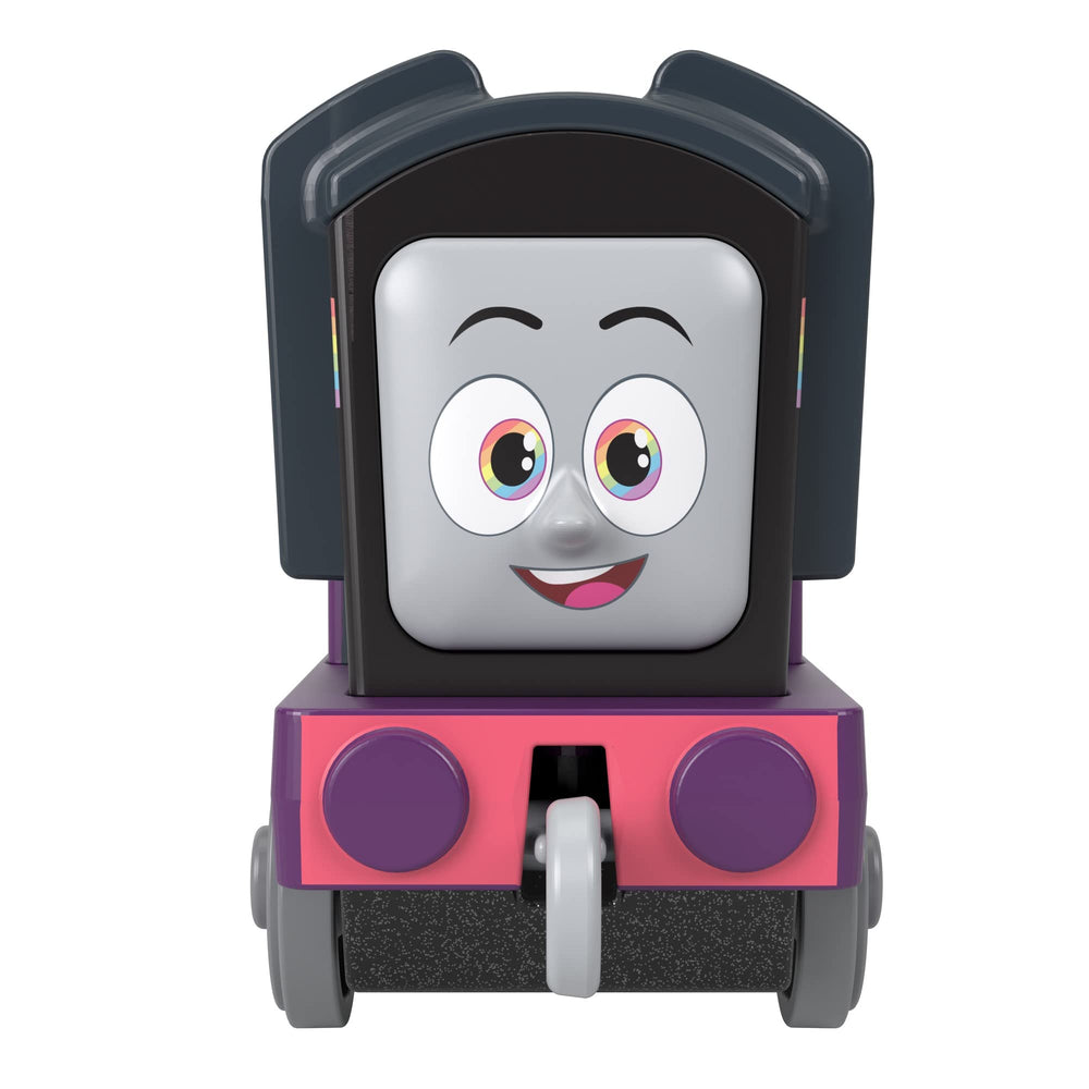 Thomas & Friends Rainbow Thomas push-along train encourages active play and storytelling on tracks.