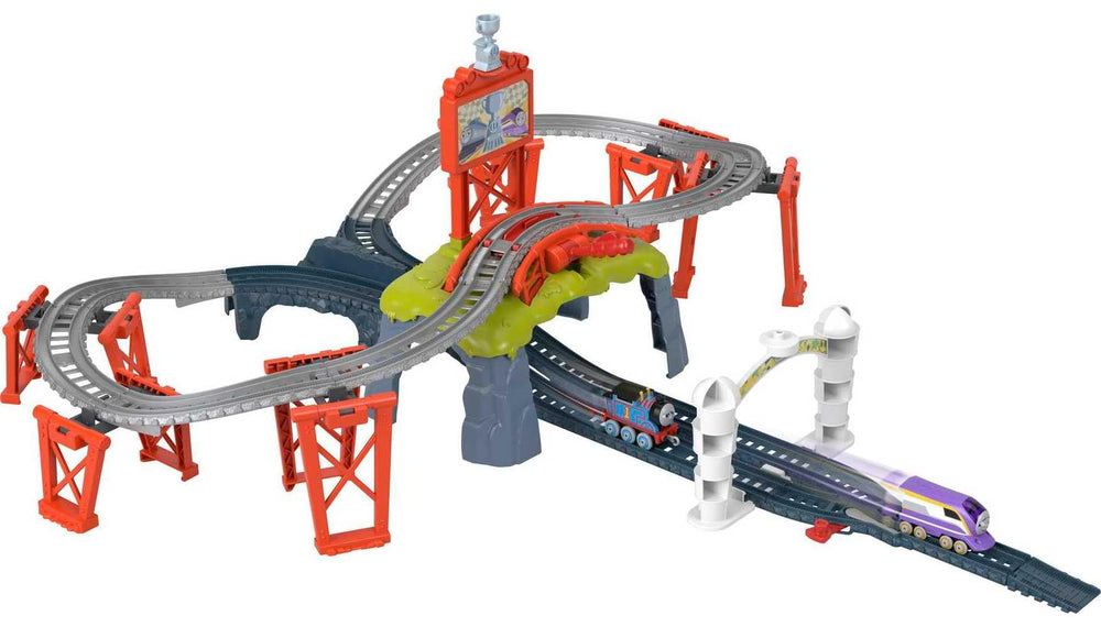Thomas & Friends start gates for exciting pretend racing playtime.