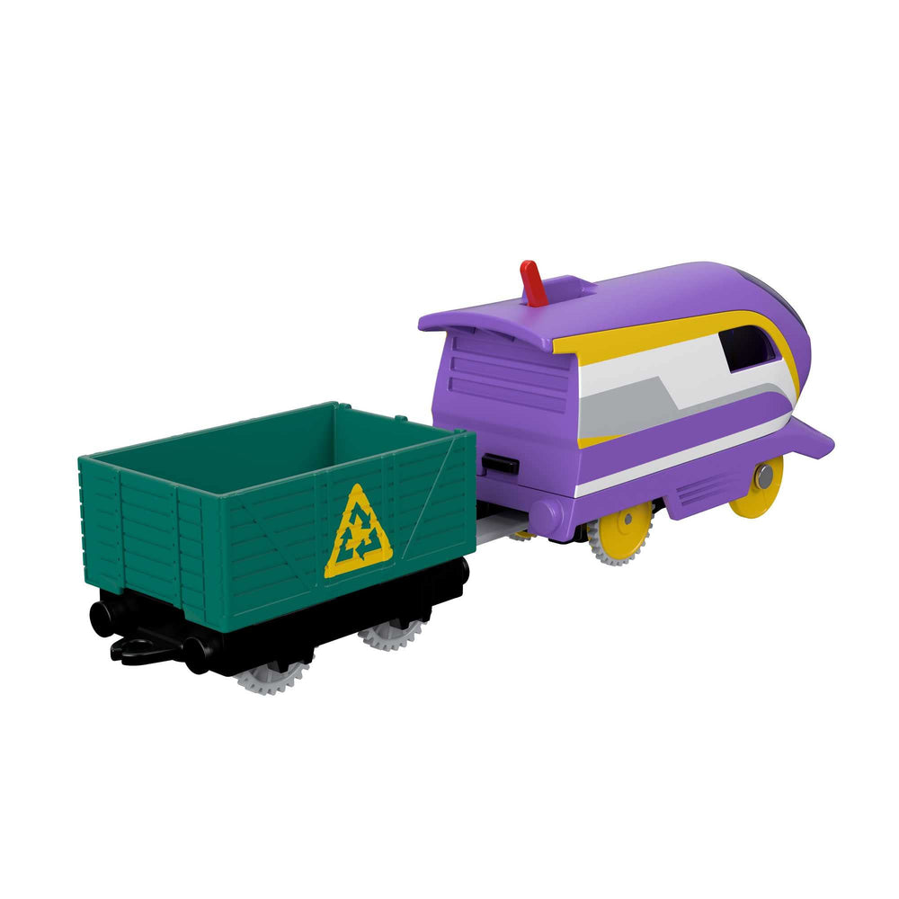 Track compatibility note: works with Thomas tracks except wood.