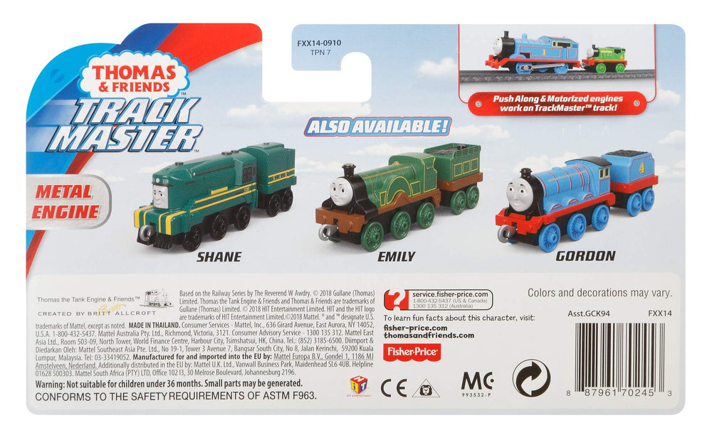 Thomas & Friends Yong Bao packaging showcases a trusted track adventure.