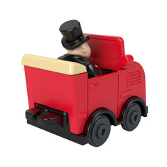Thomas & Friends Winston diecast chrome close-up highlighting durable construction.