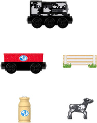 Thomas & Friends Wood Diesel's Dairy Drop-Off milk jug piece enhances interactive delivery play