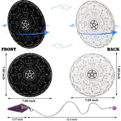 Threan constellations pattern board with celestial motifs