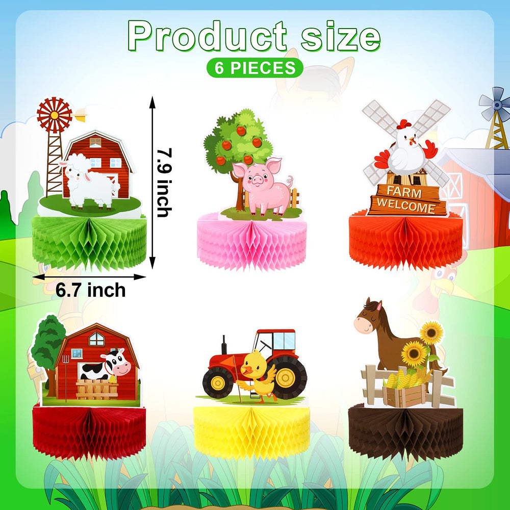 Threan cow honeycomb centerpiece charming barnyard table decor