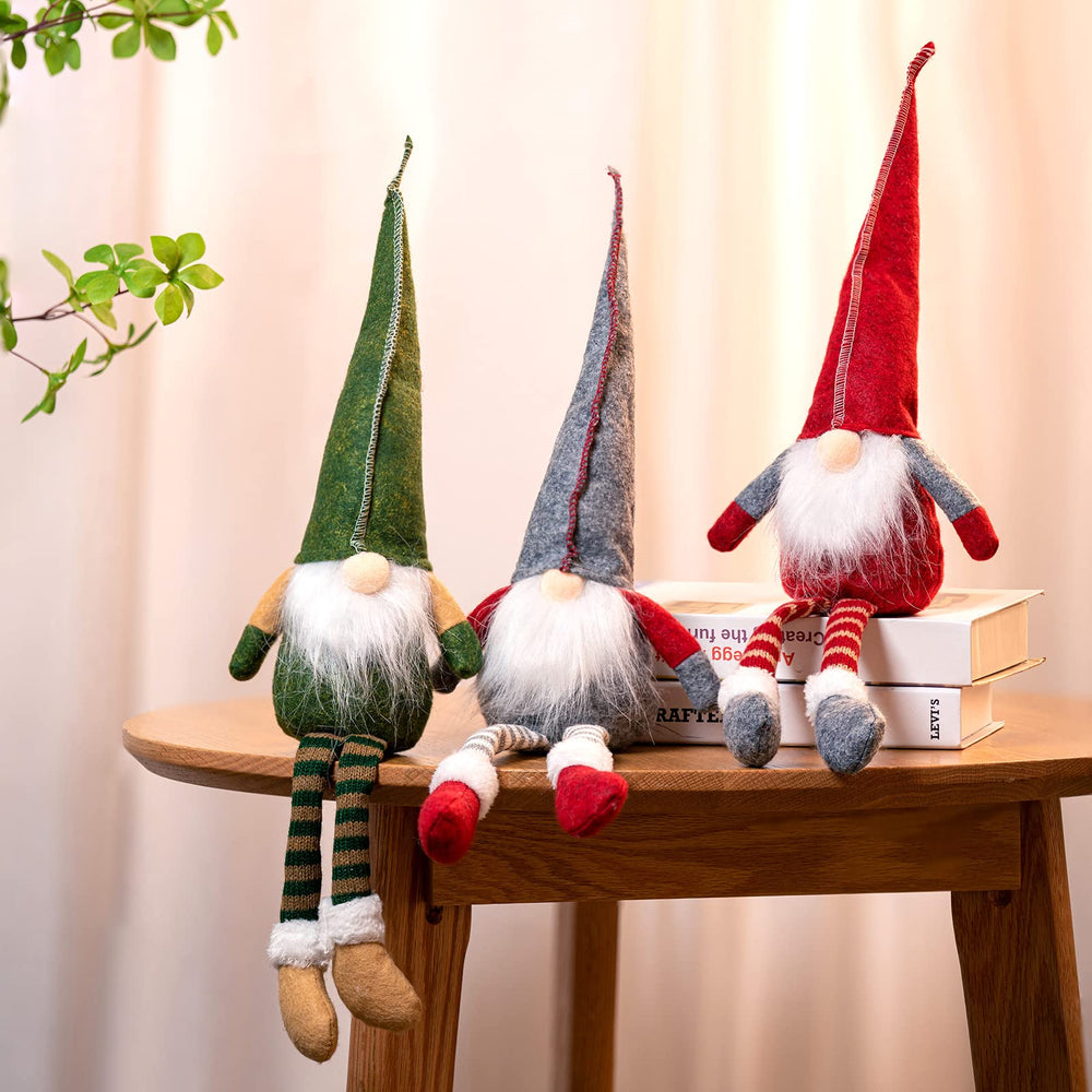 Threan gnome ornaments ideal for decorating homes or hotels